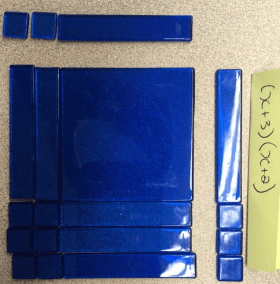 blue blocks used for to help students learn and demonstrate their numeracy skills