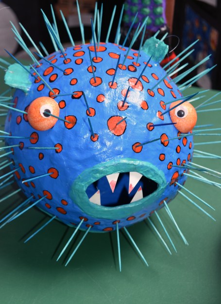 papier mache fish